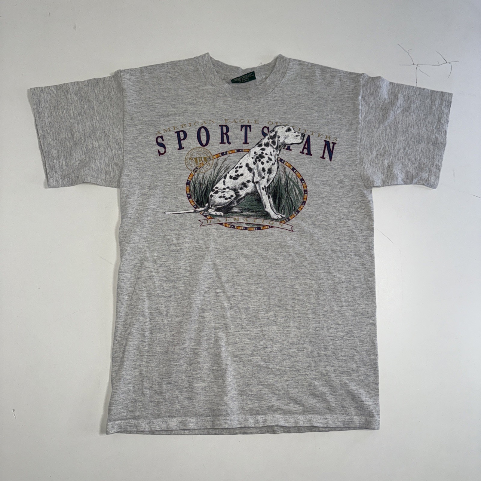 VTG American Eagle Outfitters T-Shirt Men’s Size L Gray Short Sleeve Sportsman