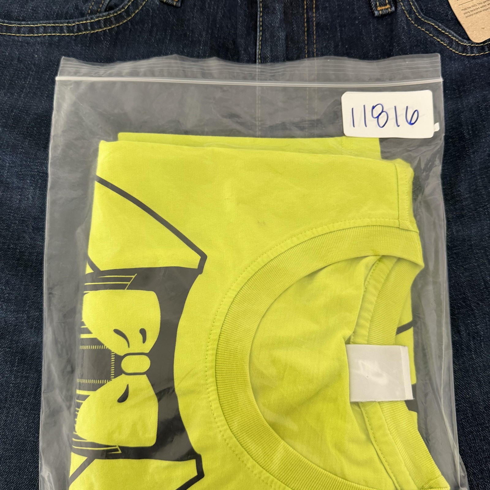 Nike Shirt Mens XL Volt Yellow Off-White Logo Eagle Air Force 1 Graphic Tee