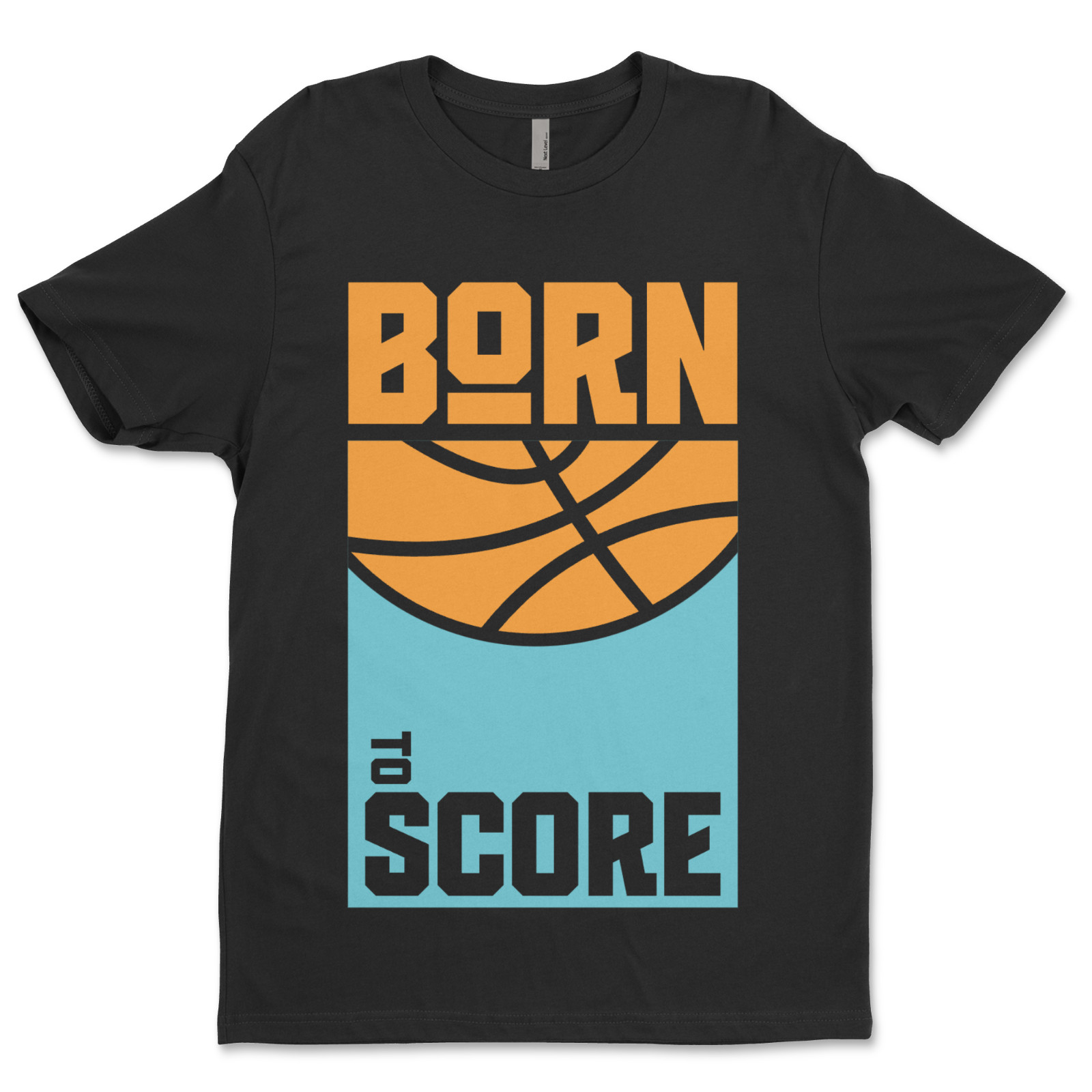Custom T-Shirt, Born To Score Dtf Print On Next Level T-Shirt unisex Soft Cotton