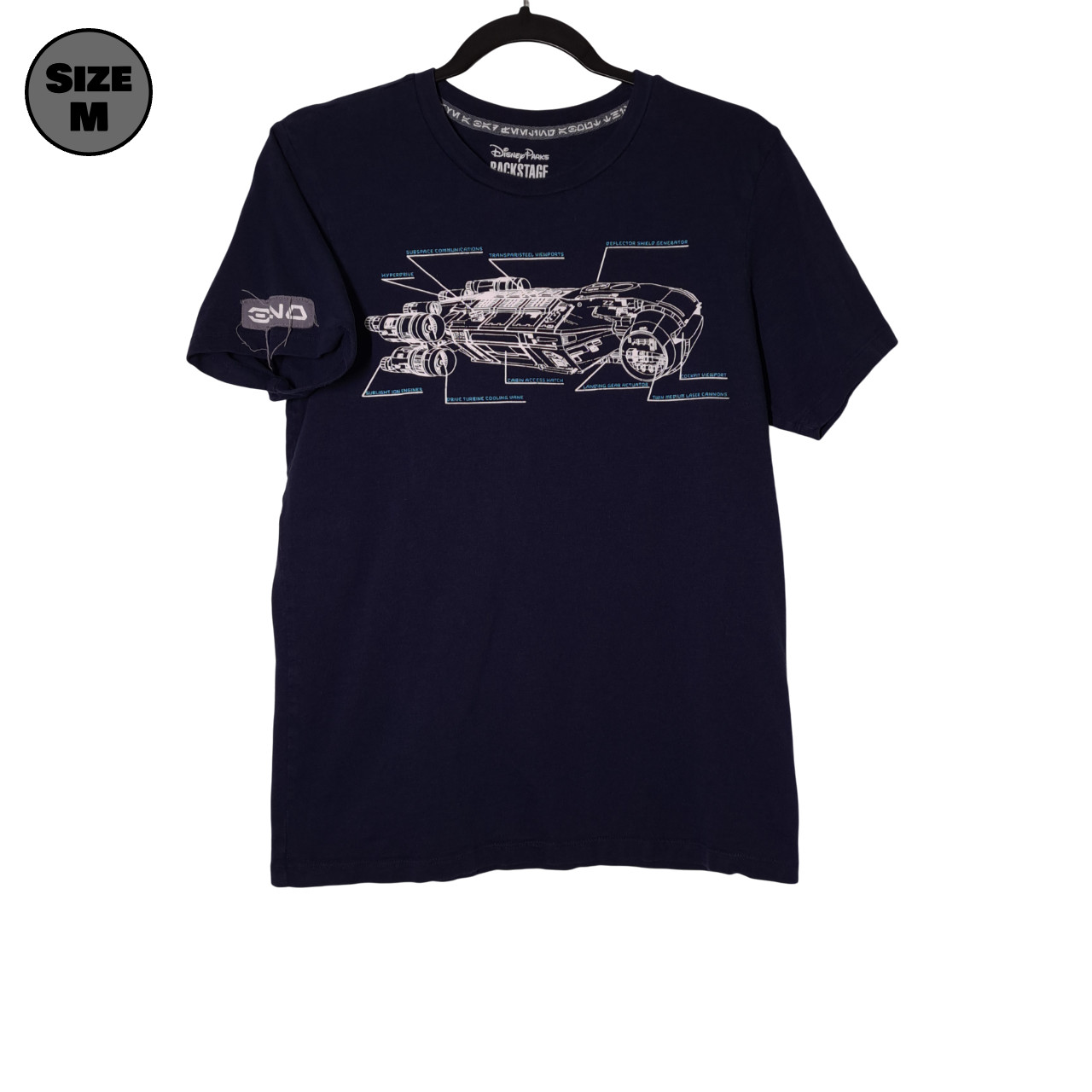 Disney Parks Backstage: Star Wars Galaxy’s Edge Transport Ship USED Shirt (M)