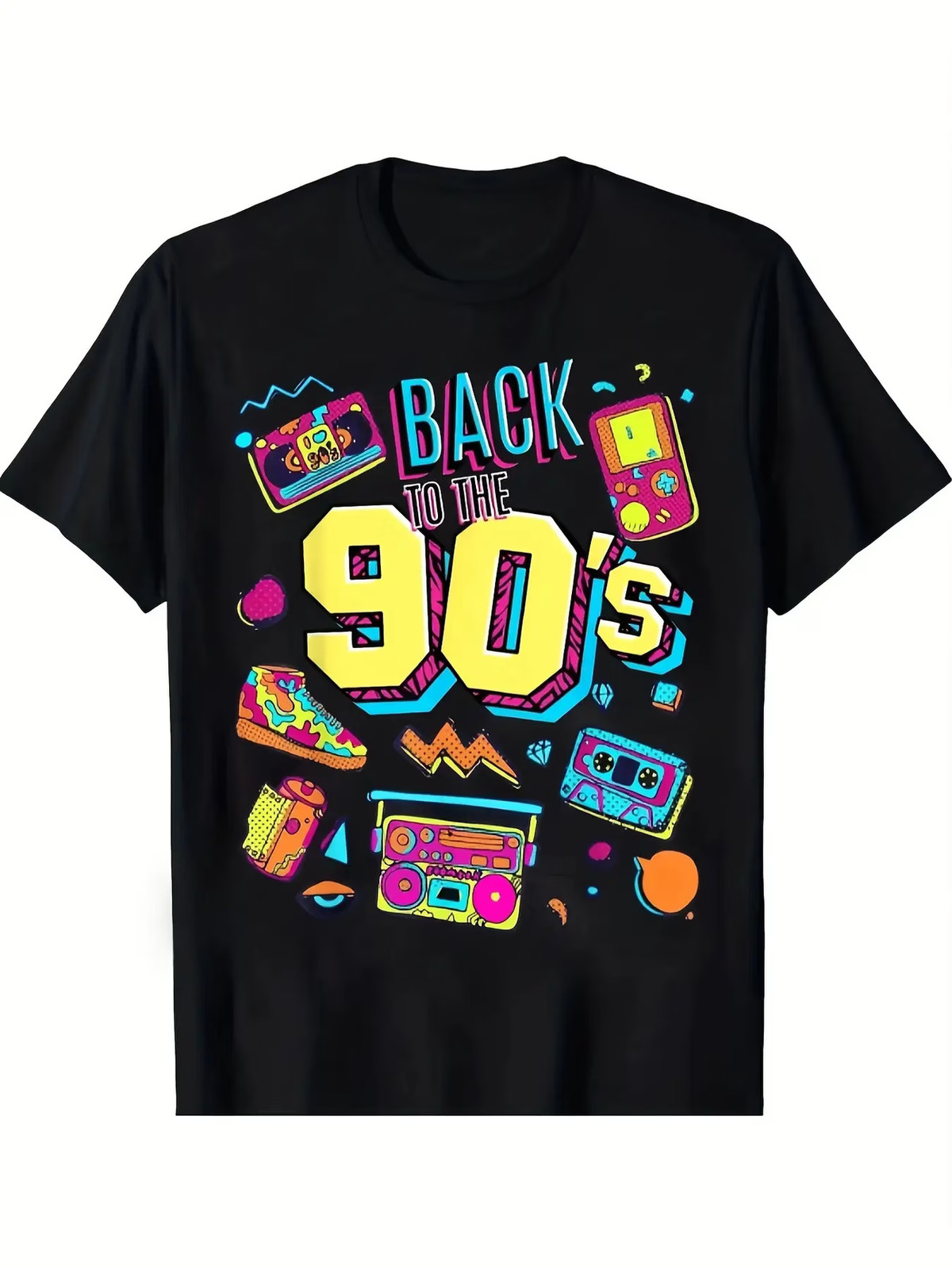 Retro 90S Graphic Design T-Shirts for Men And Women, Perfect for Streetwear, Cas