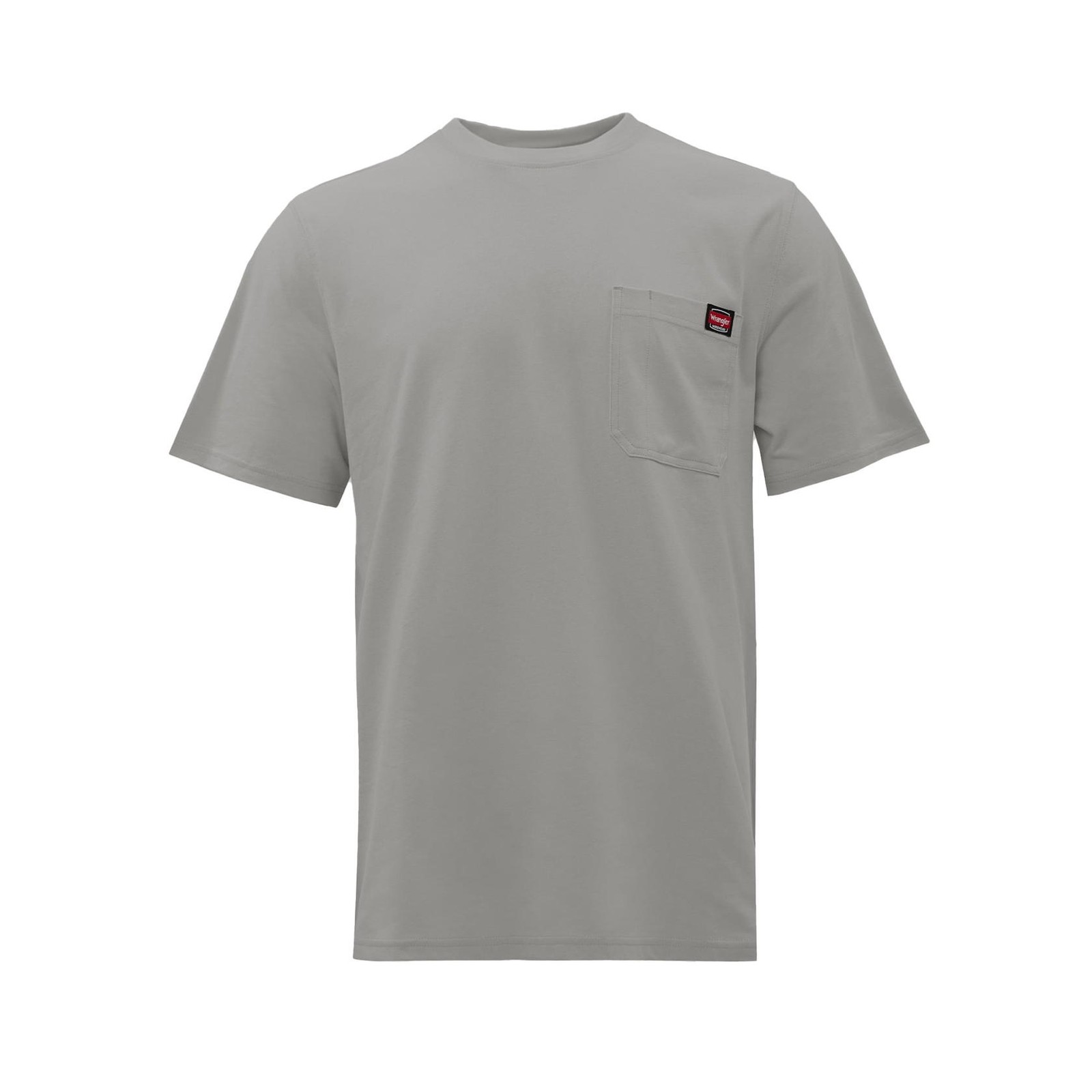 Wrangler Workwear Men’s Short Sleeve Heavyweight Pocket Crew Shirt Monument 2XL