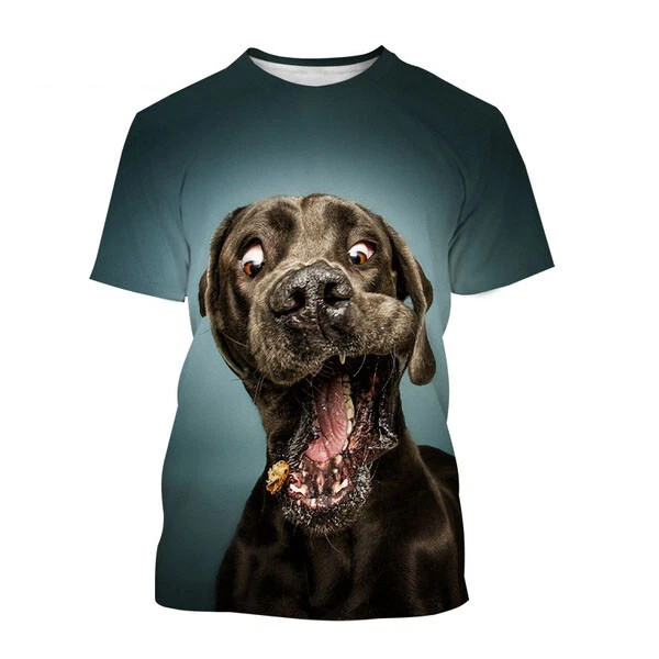 Dog Smile Funny Gift For Me Women T-shirt 3D Full Size S-5XL
