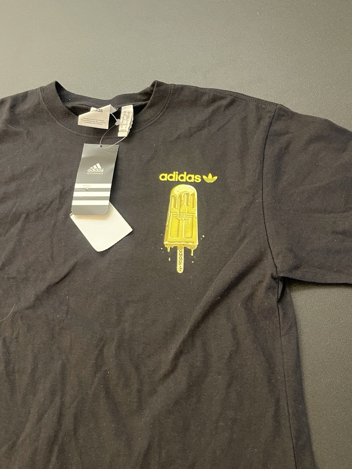 RARE NEW MENS ADIDAS ORIGINALS TREFOIL POPSICLE TREFOIL SHIRT ~SIZE Sm #KG1585