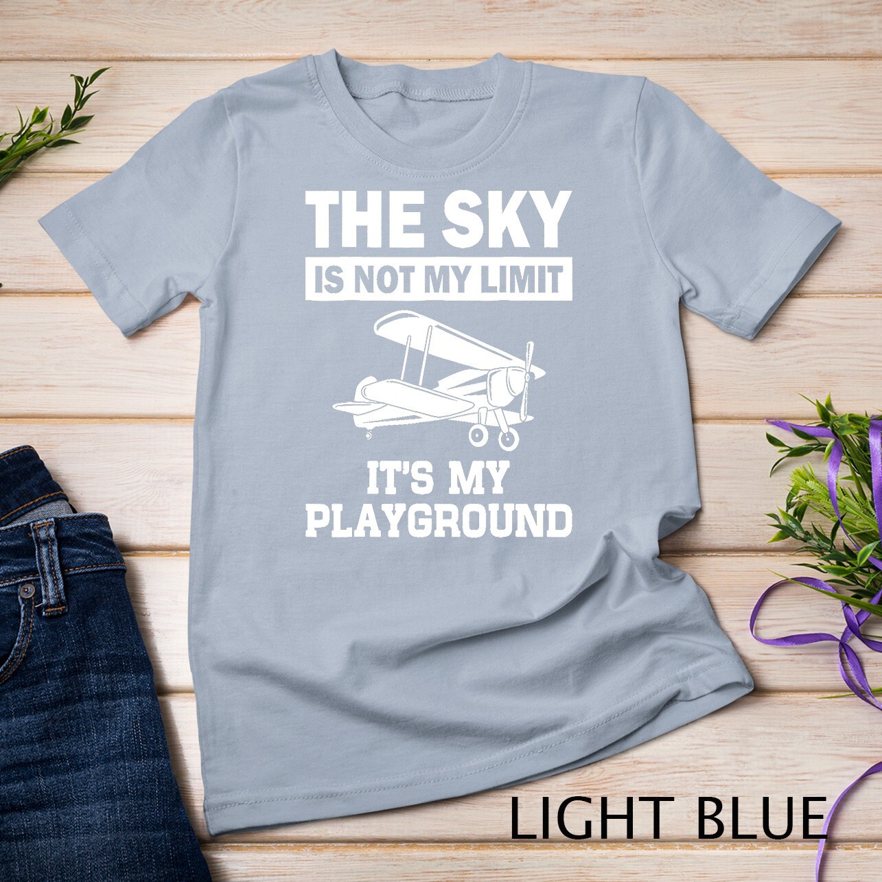 Funny Airplane Aviation Pilot Aircraft Aeroplane Men Women Unisex T-shirt