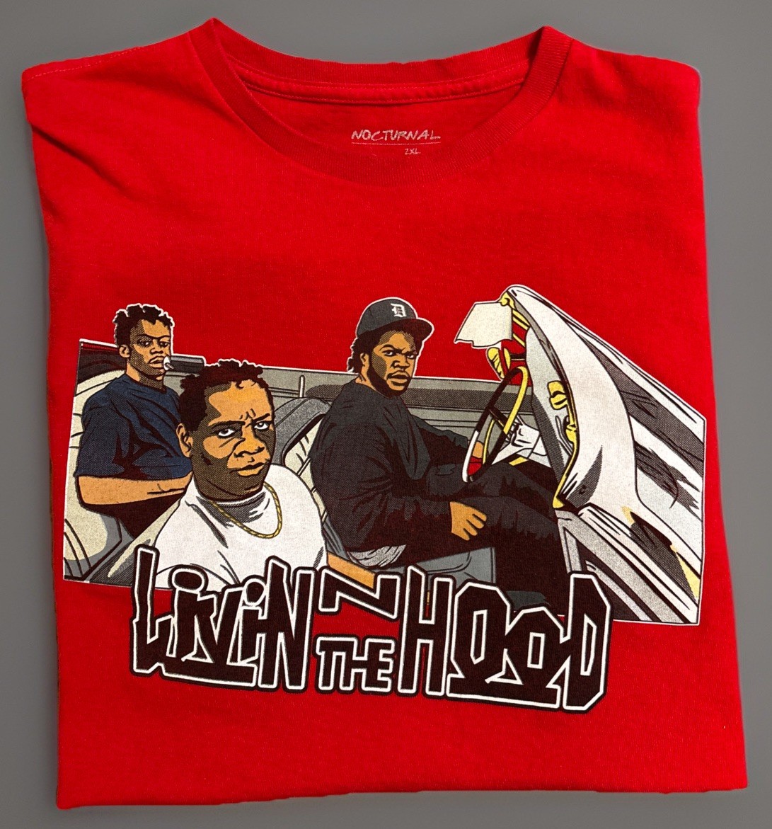 Nocturnal Clothing T-shirt Mens 2XL Red Short Sleeves &Hip Hop, R&B CD Lot Of 12