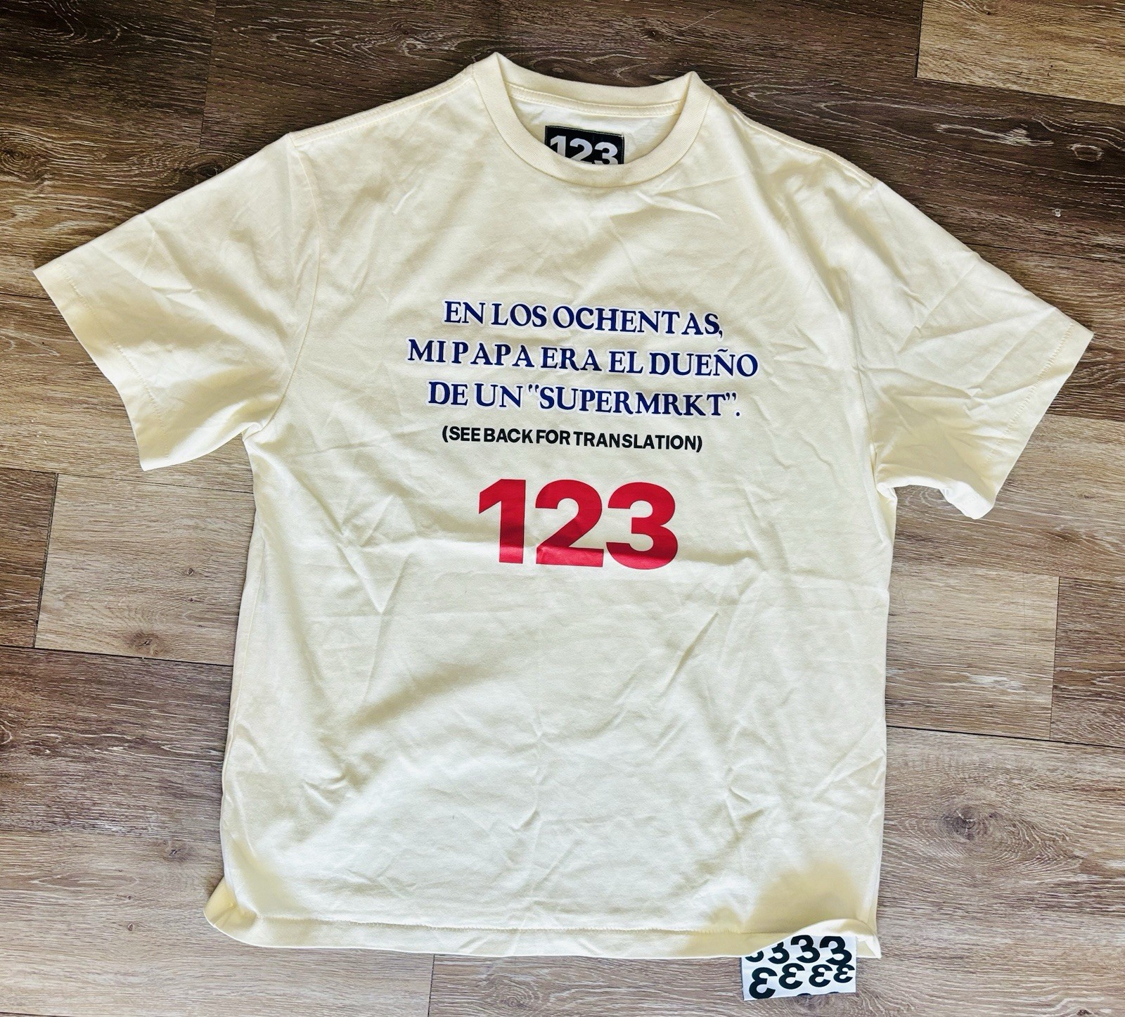 Rivington Roi Rebis T Shirt Large Off White In The Eighties Deli & Grocery
