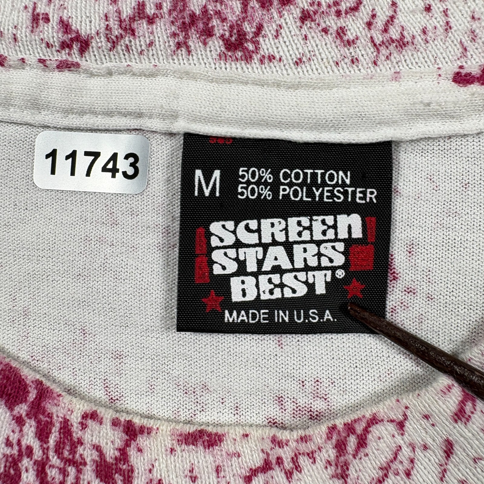 Vintage 1992 Screen Stars T-Shirt Mens Medium Kentucky Derby 118 All Over Print