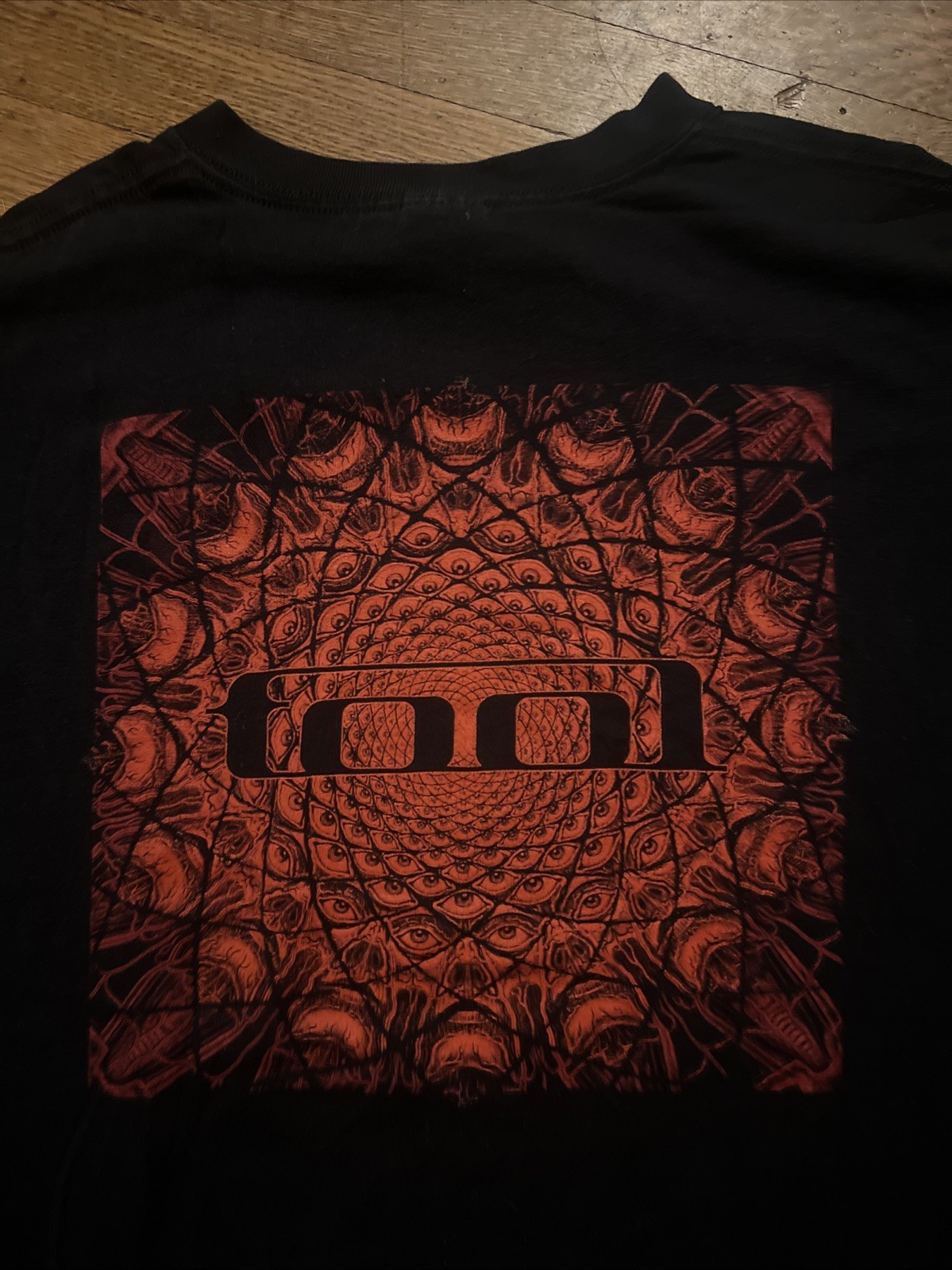 Vintage 2007 TOOL T Shirt Los Angeles California Red Eyes Black Size Large Alex