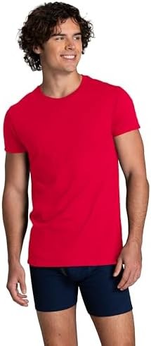 Tee Men’s Cotton, Polyester Size S Colors May Vary – 3 Pack Undershirts,