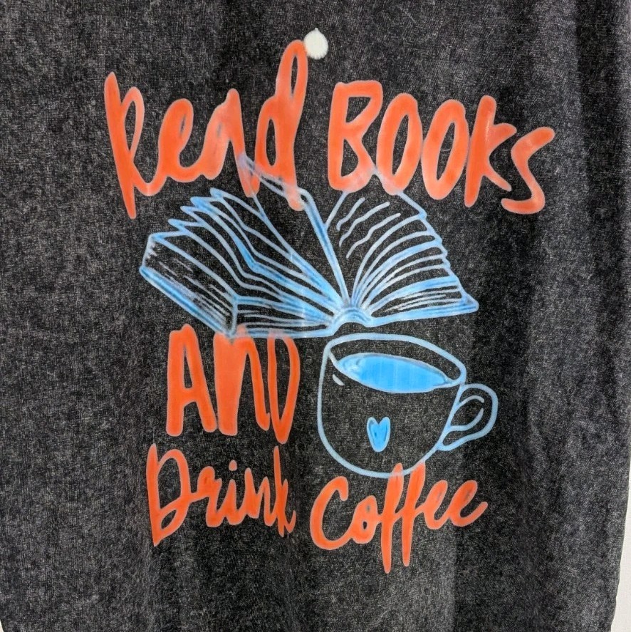 Read Books and Drink Coffee Dark Gray Shirt Tee Unsex Small