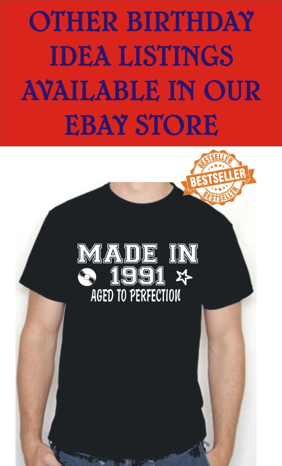 30th BIRTHDAY T-shirt / TeeShirt / 10950 Days Old / Funny / Xmas / Party /Size M