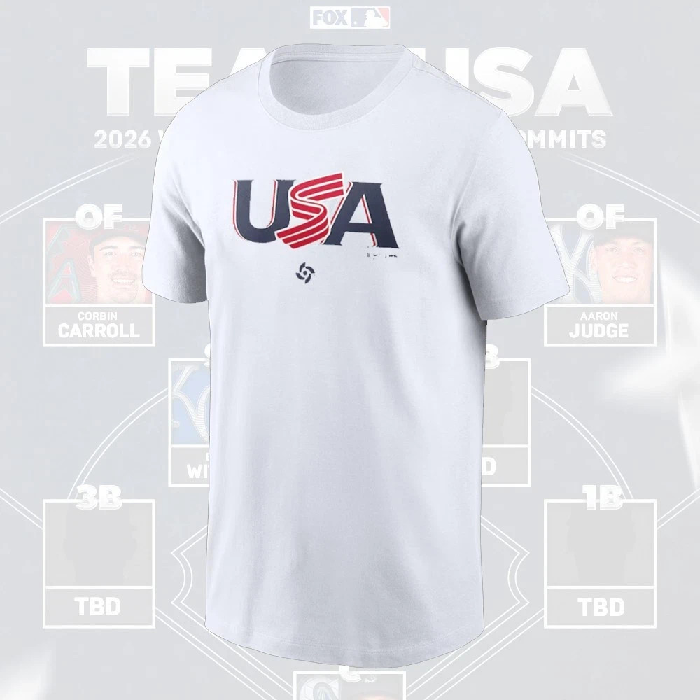 HOT – USA Baseball 2026 World Baseball Classic Logo Shirt Reprint For Fans