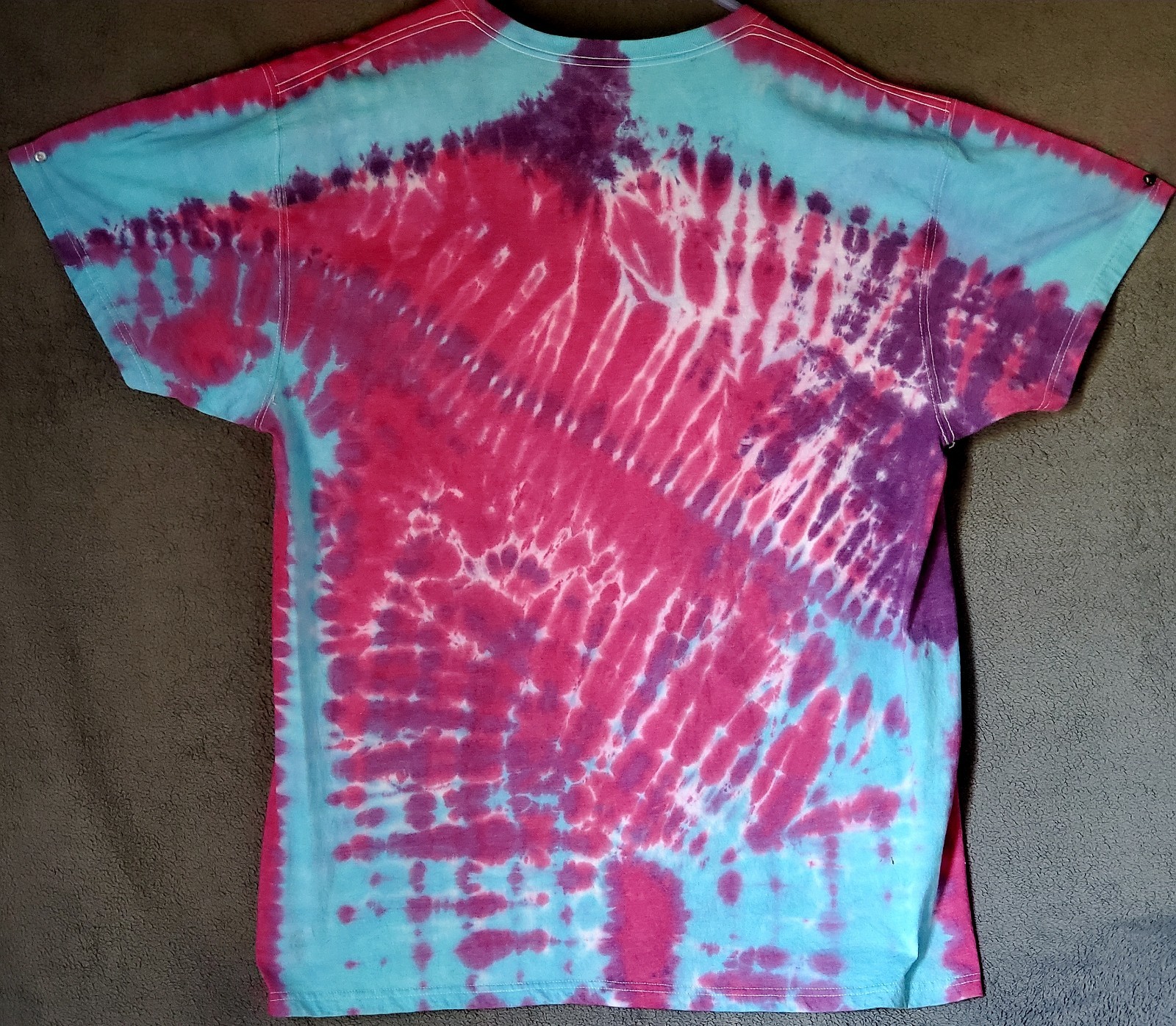 HANES 100% SIZE 3X LARGE Cotton Tye Dyed Shirt Pre-washed WON’T FADE VERY SOFT