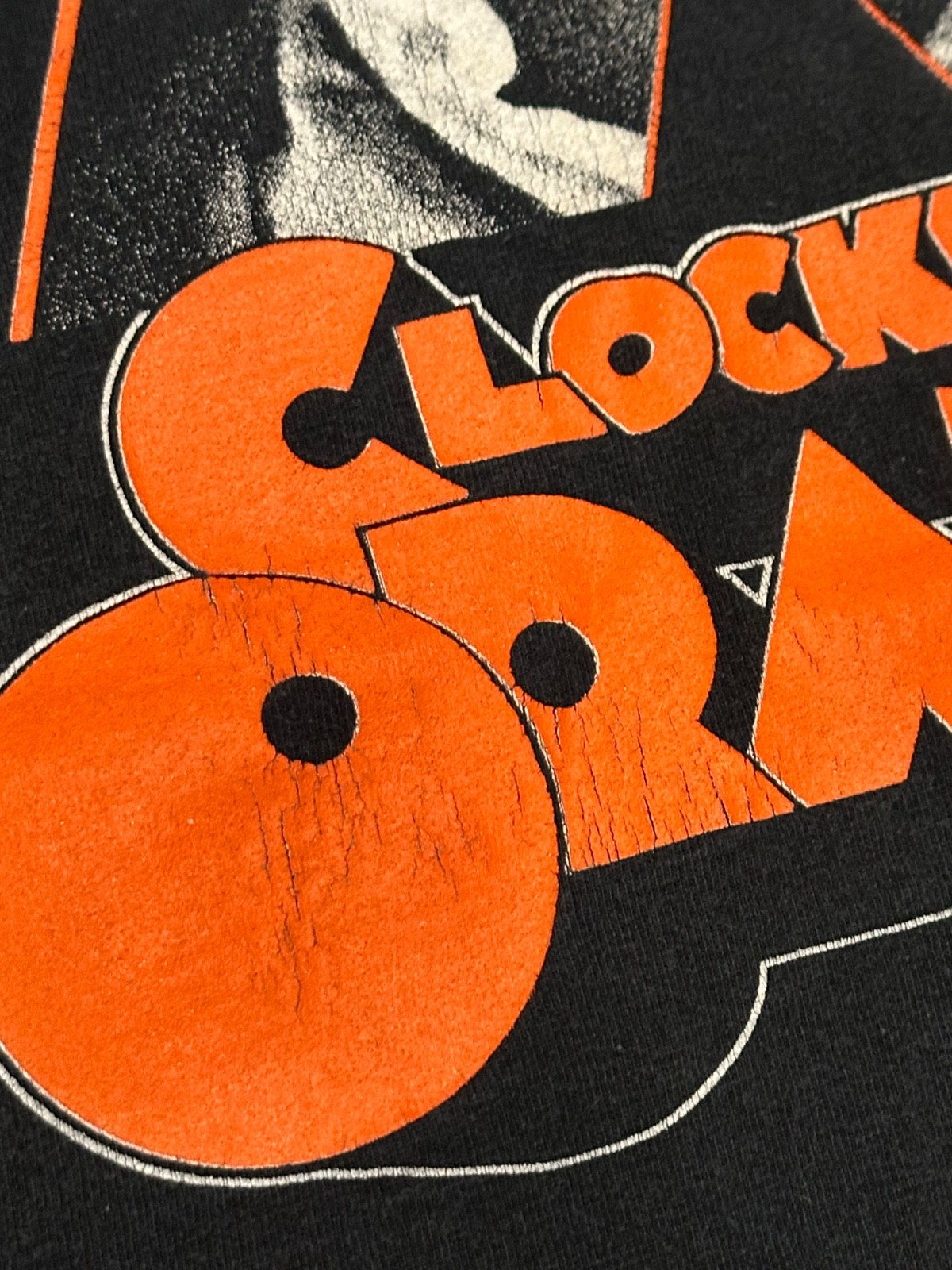 Rare Vintage Black Clock Work Orange Shirt Size Xl Fruit Of The Loom Lofteez
