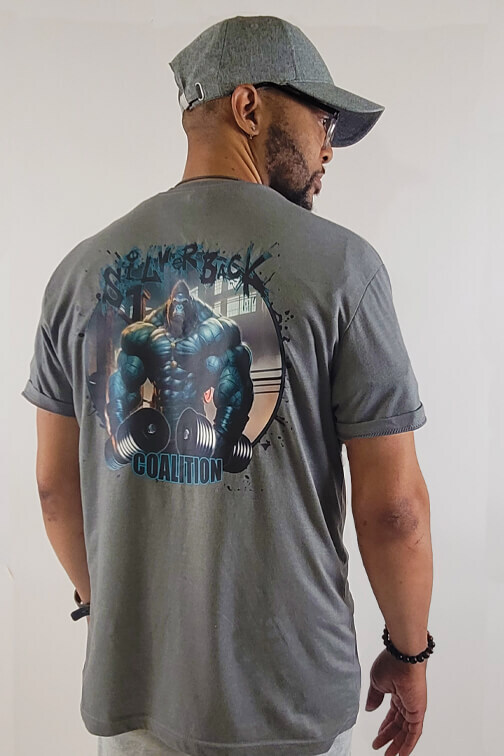 Iron Gods Silverback Coalition Part 2 Gym T-Shirt Men’s Gym Clothing, Pump Cover