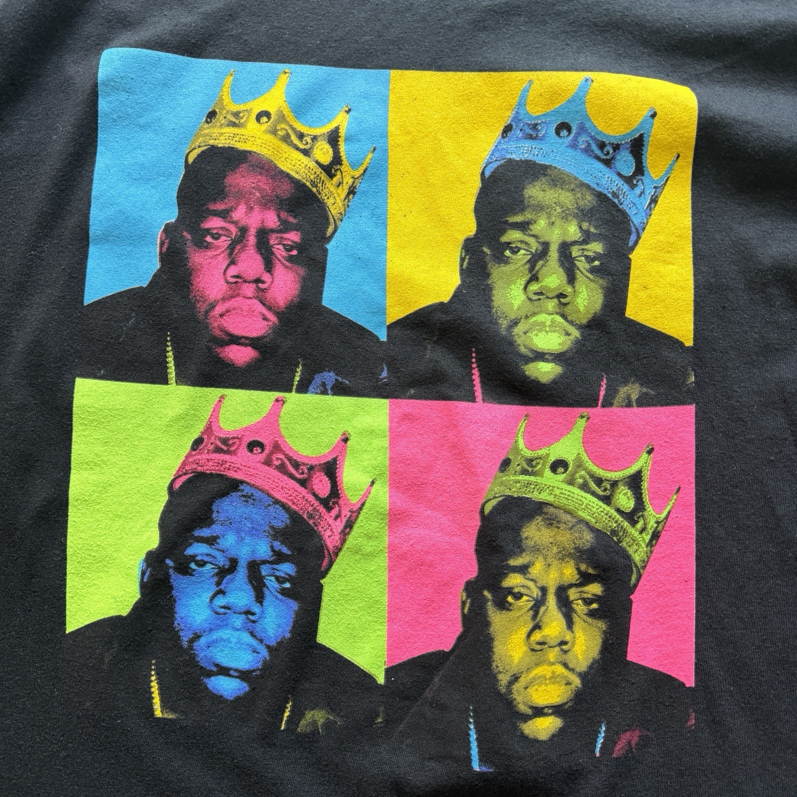 The Notorious B.I.G T-Shirt Size XL Andy Warhol Biggie Graphic Hip Hop New W/tag