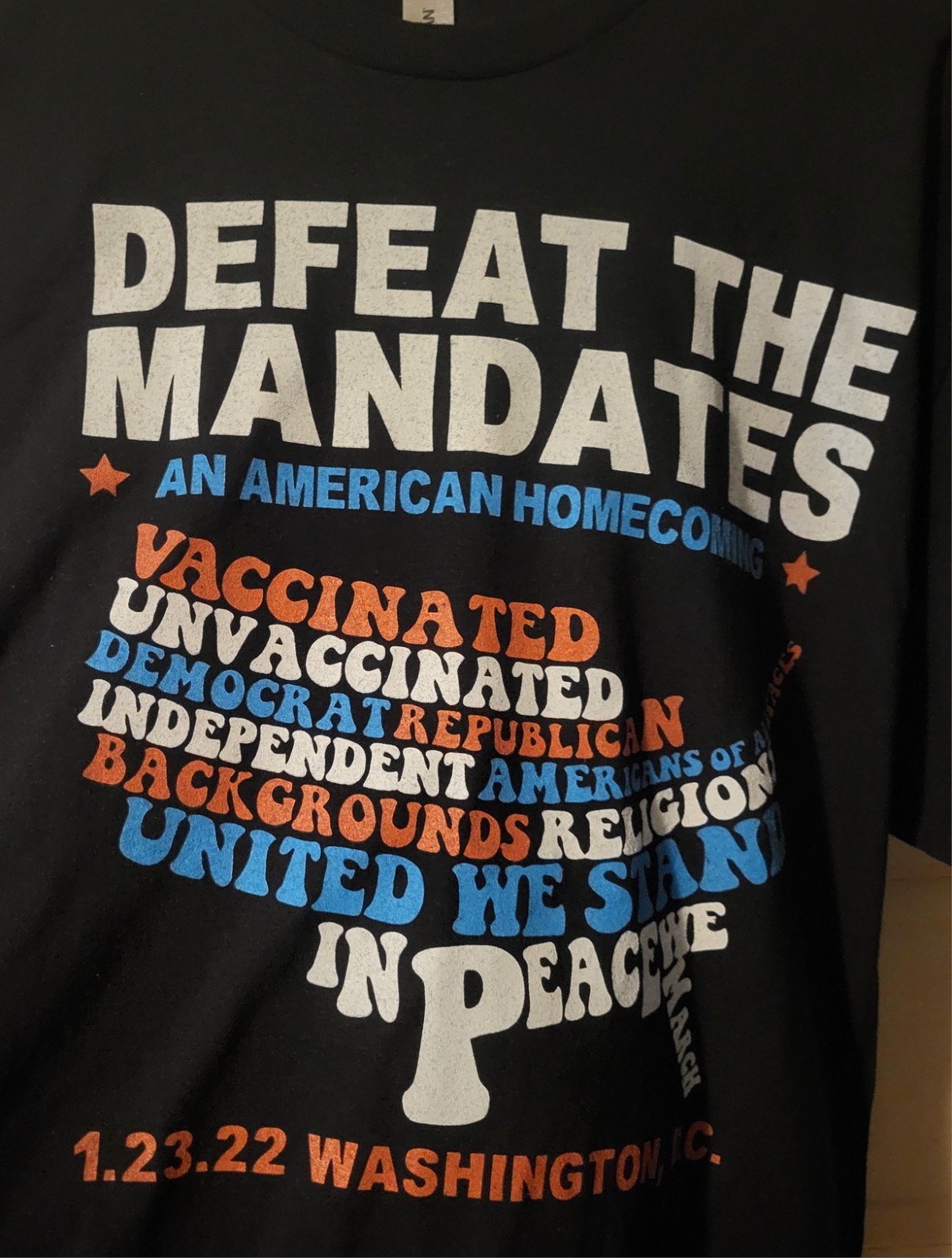 March on Washington DC TShirt X Large Abraham Lincoln American Homecoming