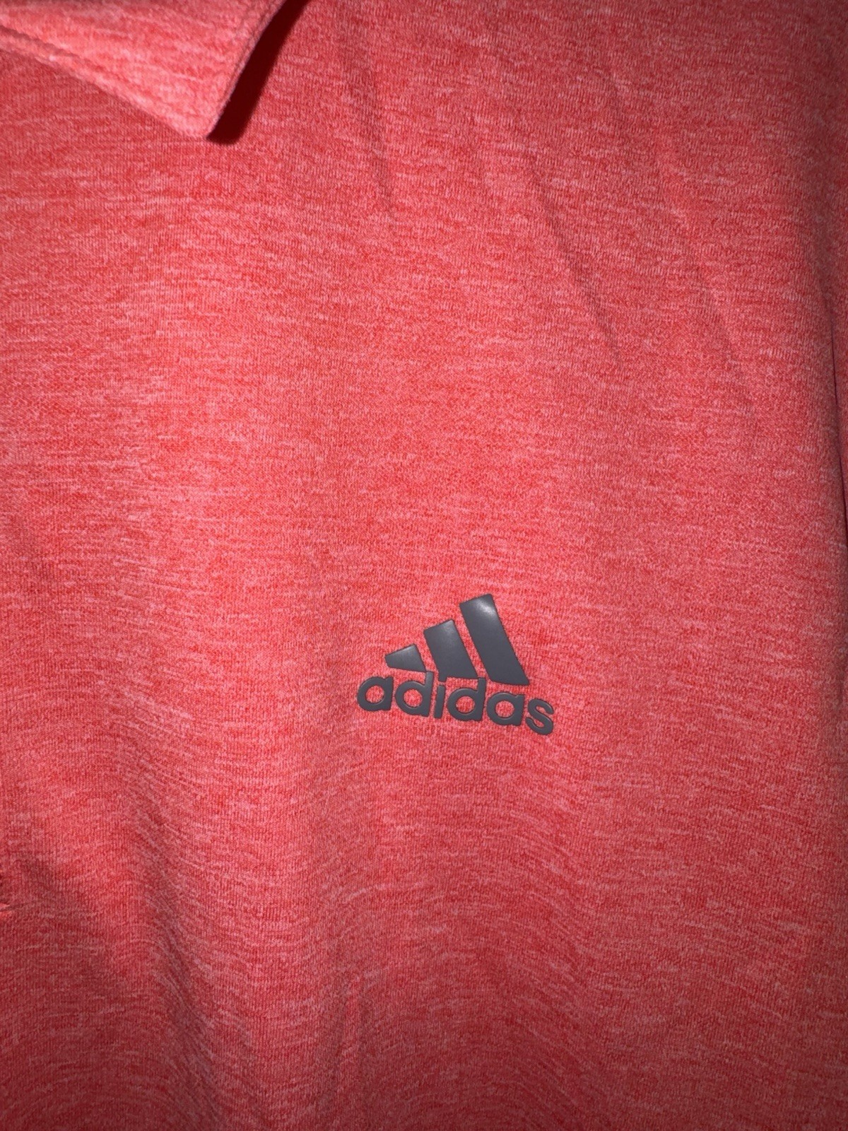 Adidas Men’s L Large Golf Polo Collared Short Sleeve Shirts Lot of 2