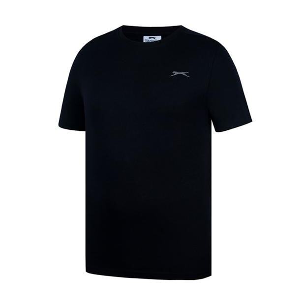 Mens Slazenger 100% Cotton Plain Crew Neck T Shirt XS S M L XL XXL 3XL 4XL BNWT