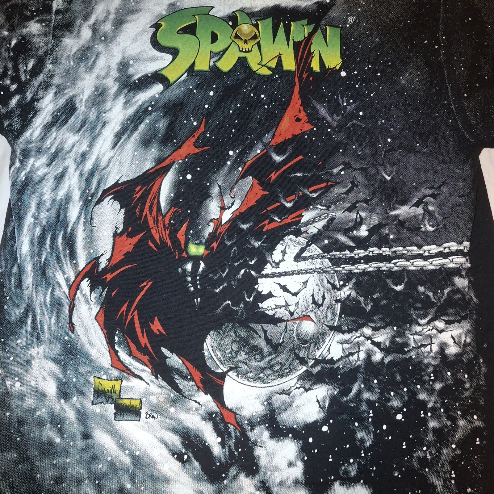 Vintage Spawn Movie Merch T-Shirt 1997 All Over Full Print Men’s Large Rare
