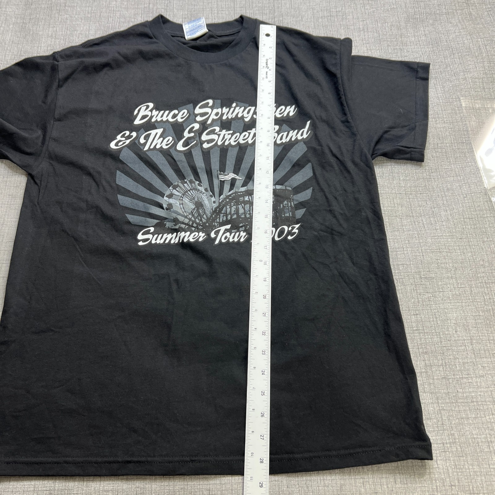 Vintage 2003 Bruce Springsteen & The E Street Band T-Shirt Mens L Black