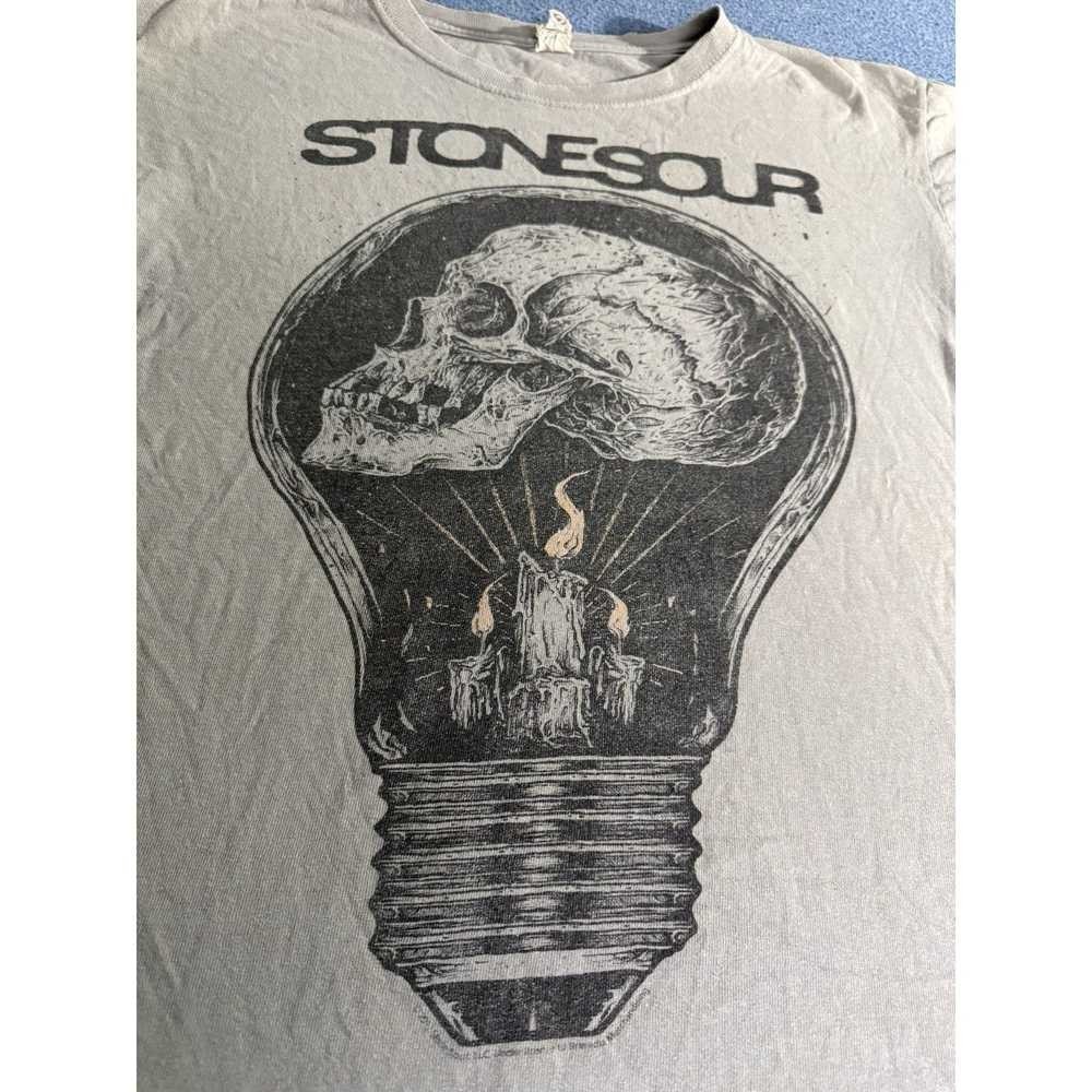 Vintage Stone Sour Rock Band Grey T-Shirt For Men Women All Size S-5XL BT1766