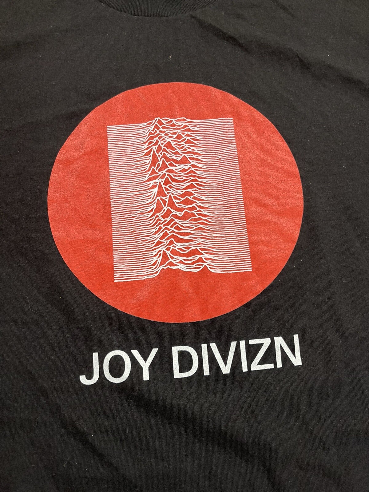 Pleasures T Shirt Short Sleeve Black Pink Floyd Mens Size L Joy Division