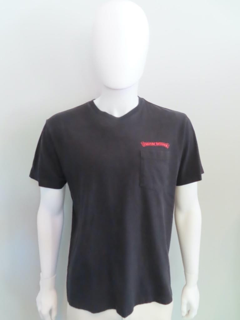 Chrome Hearts Black/Multicolor Lips Graphic Mens T-Shirt Size L