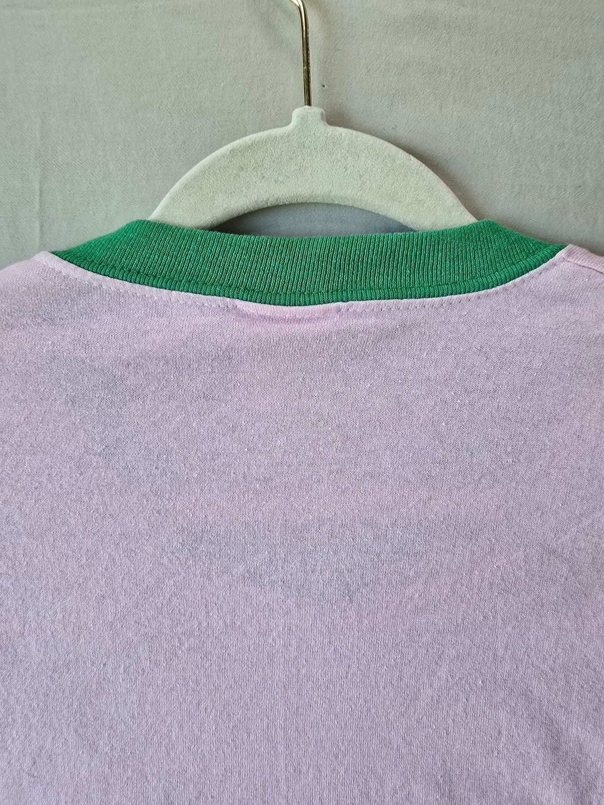 Augusta Sportswear Pink and Green Ringer Tee Nutcracker Graphic T-Shirt