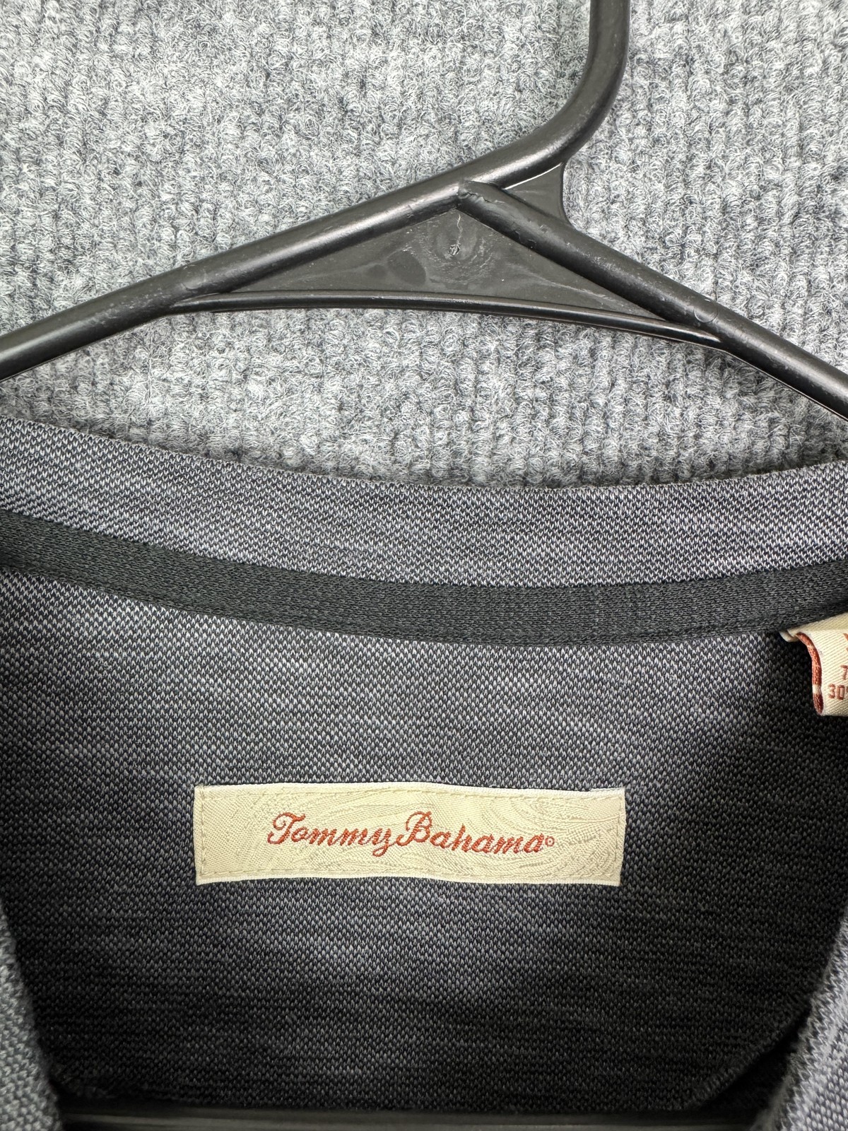Tommy Bahama Shirt Mens Medium Gray Long Sleeve Crewneck Modal Jersey Knit
