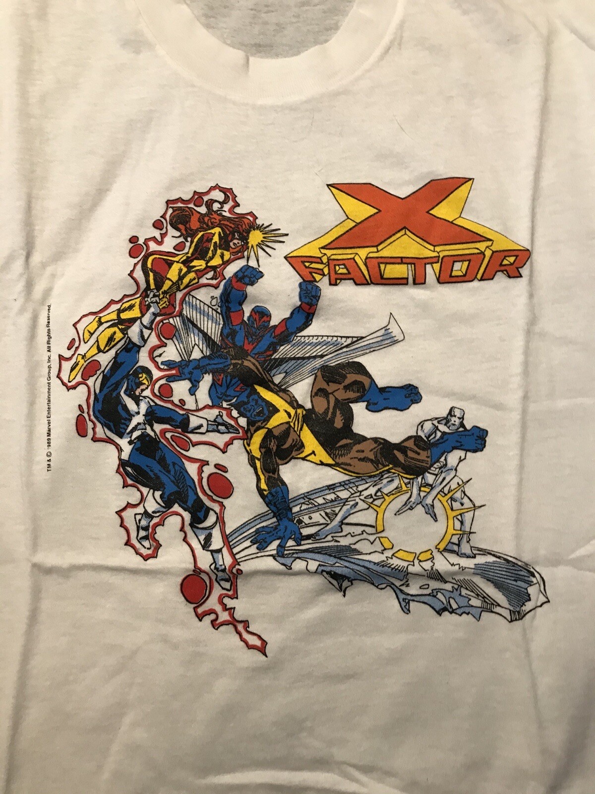 vintage marvel shirt L xfactor cyclops jean beast spiderman xmen