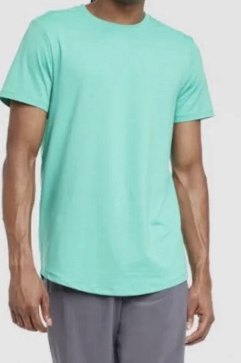 Men’s Soft Gym Shirt All In Motion Green Short Sleeve Choose Size