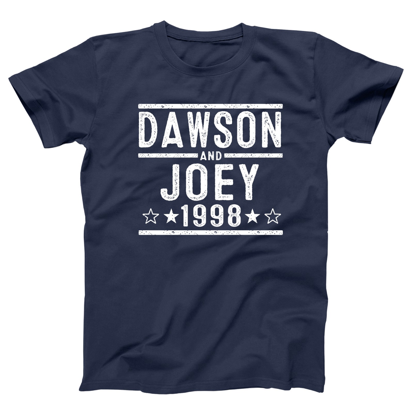 Dawson and Joey 1998 Cute Couple Election Duo – funny dawsons creek Xs-5x Shirt