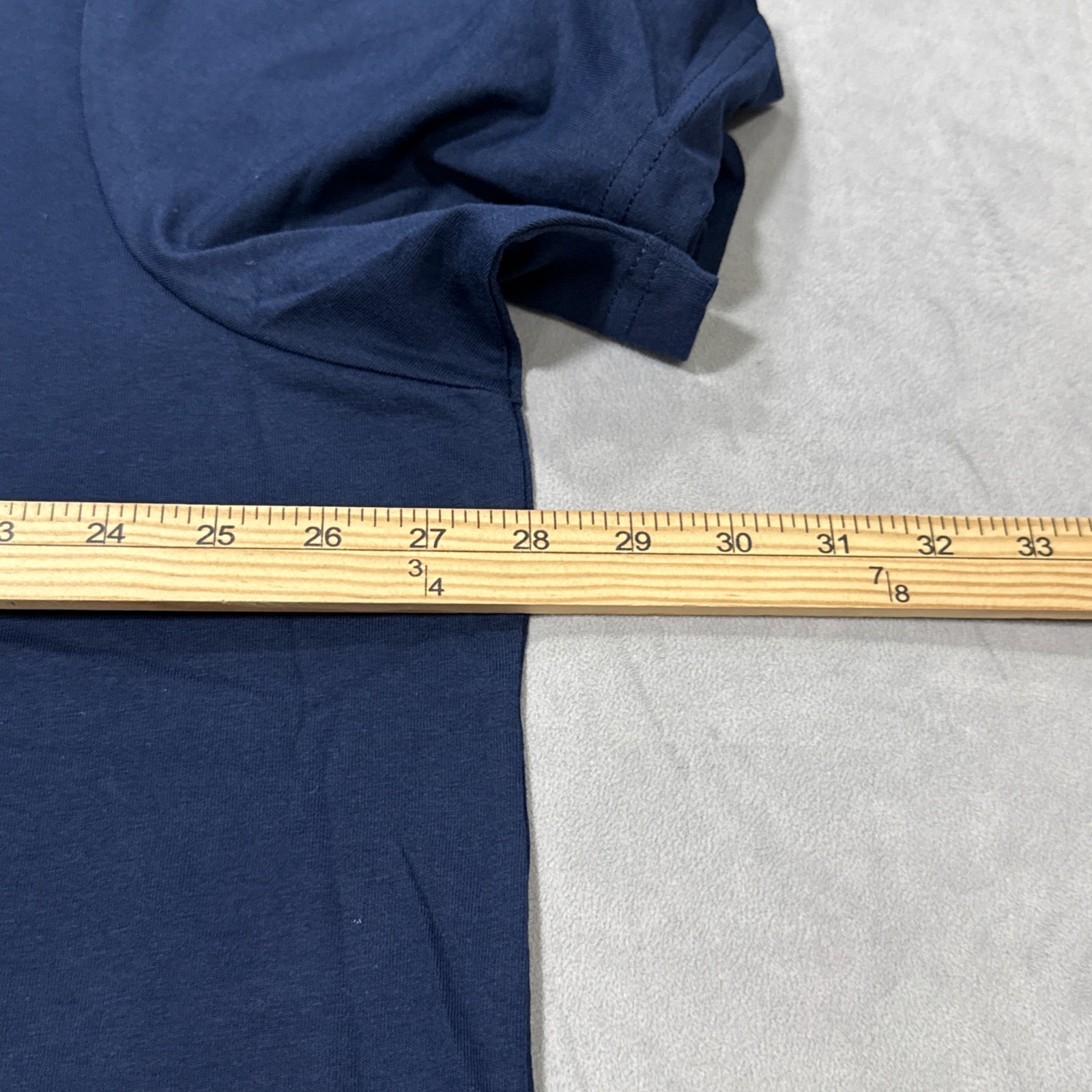 Foundry V-Neck T-Shirt Men’s 2XL Navy Blue Quick Dry Easy Care Cotton Blend NWT