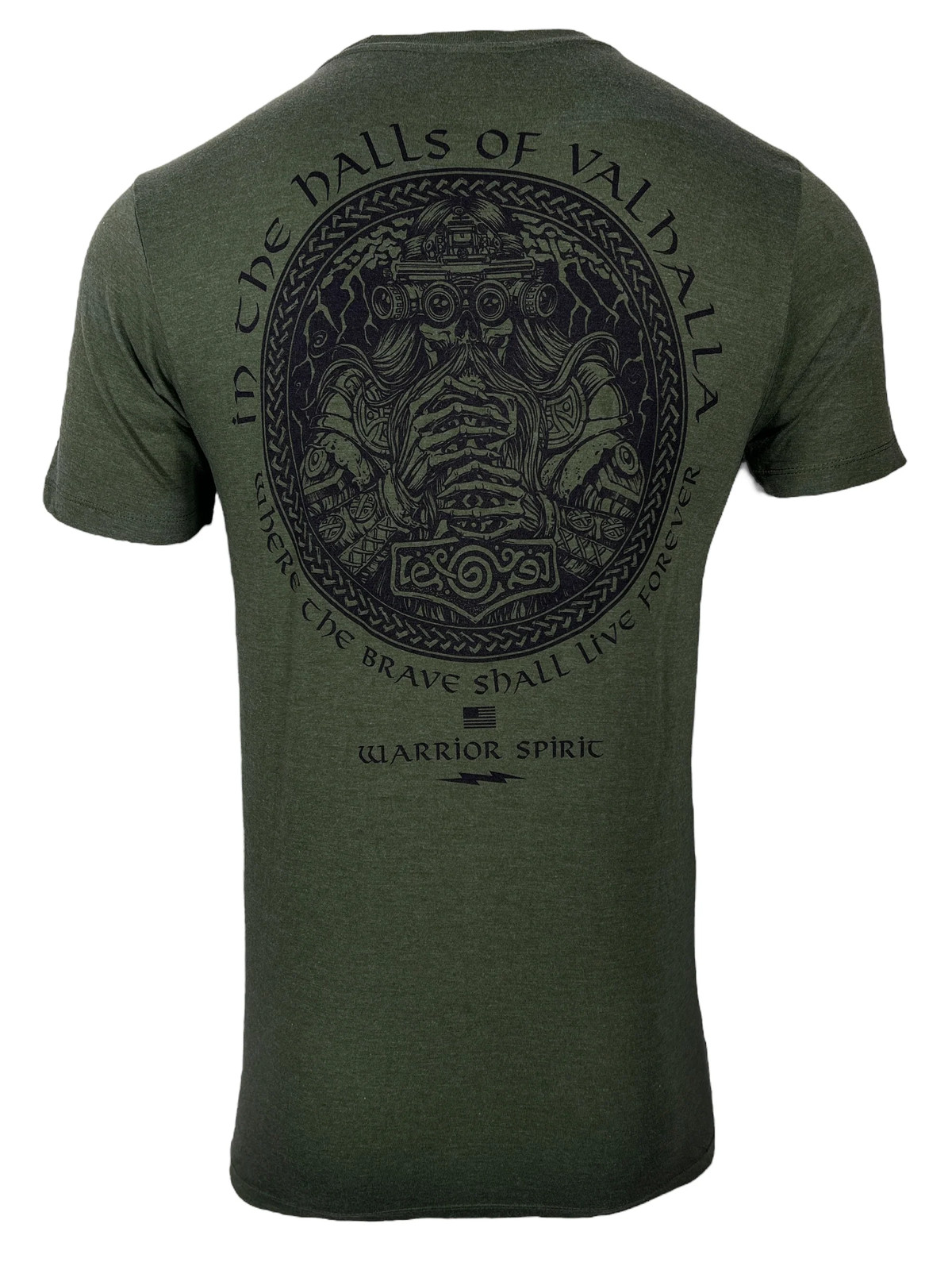Howitzer Style Men’s T-Shirt Valhalla Warrior Military Grunt MFG