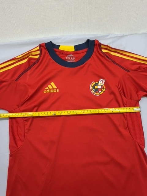 Adidas Men’s Red Soccer Jersey Climacool Short Sleeve Crew Neck