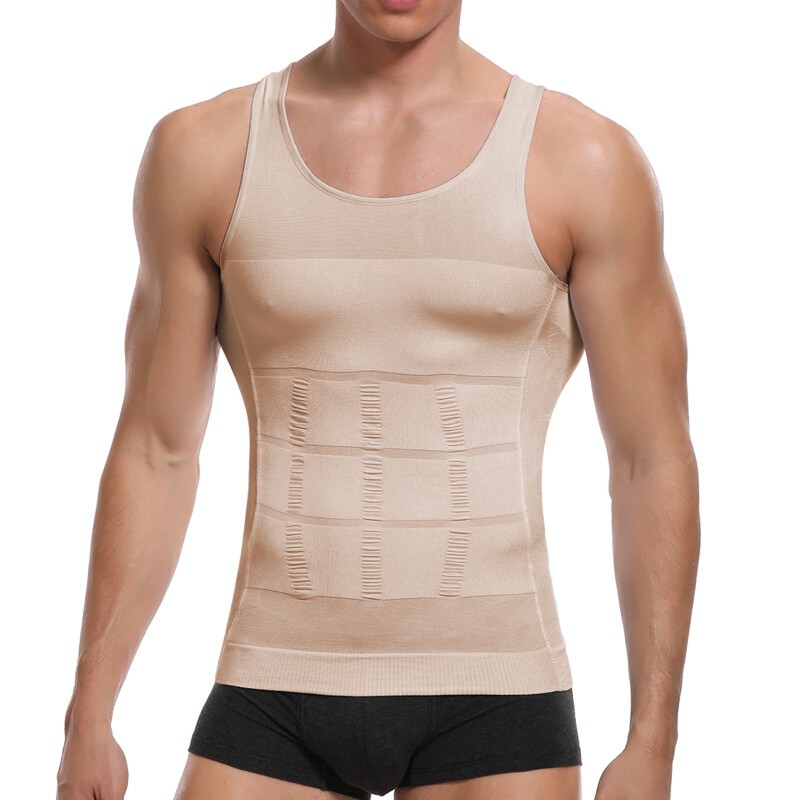 Shaper Men’s Body Shaper Toning T-Shirt Ultra Durable Tank Compression Underwear