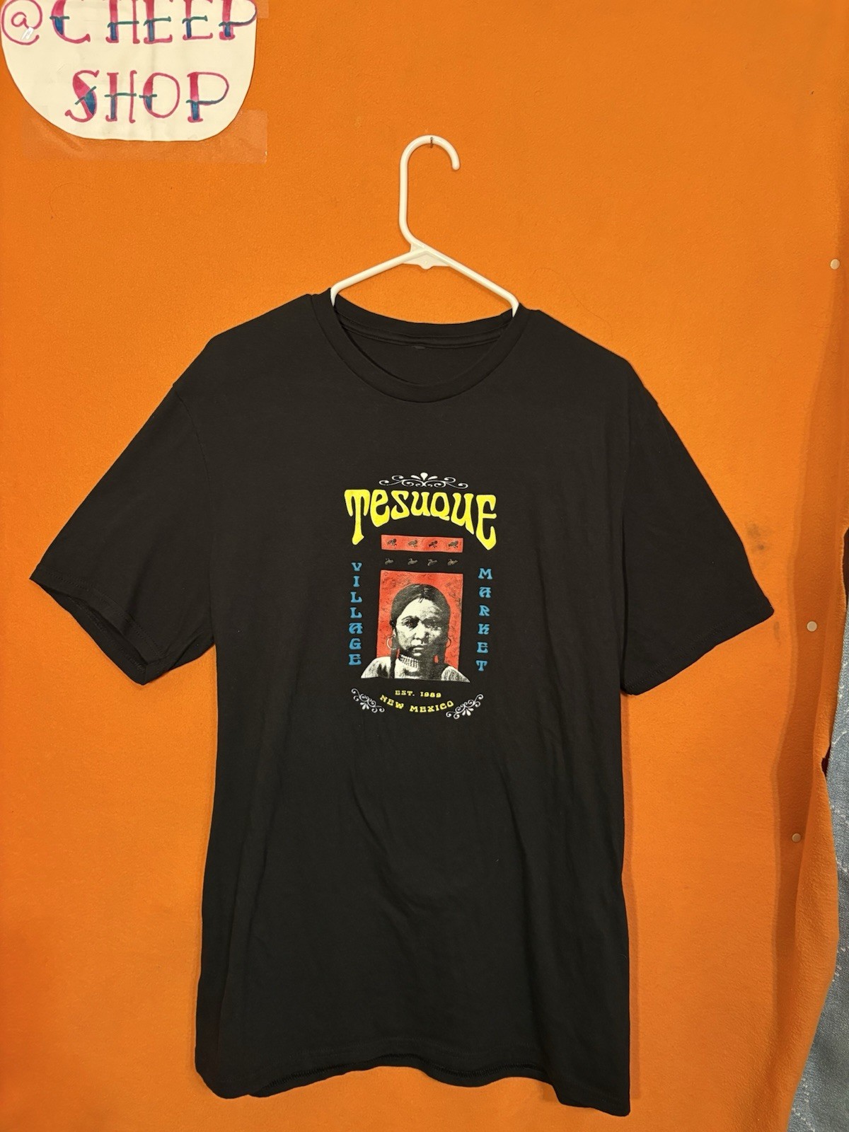 Tesuque Village Market New Mexico , NM restaurant , clean graphic T-Shirt Size L