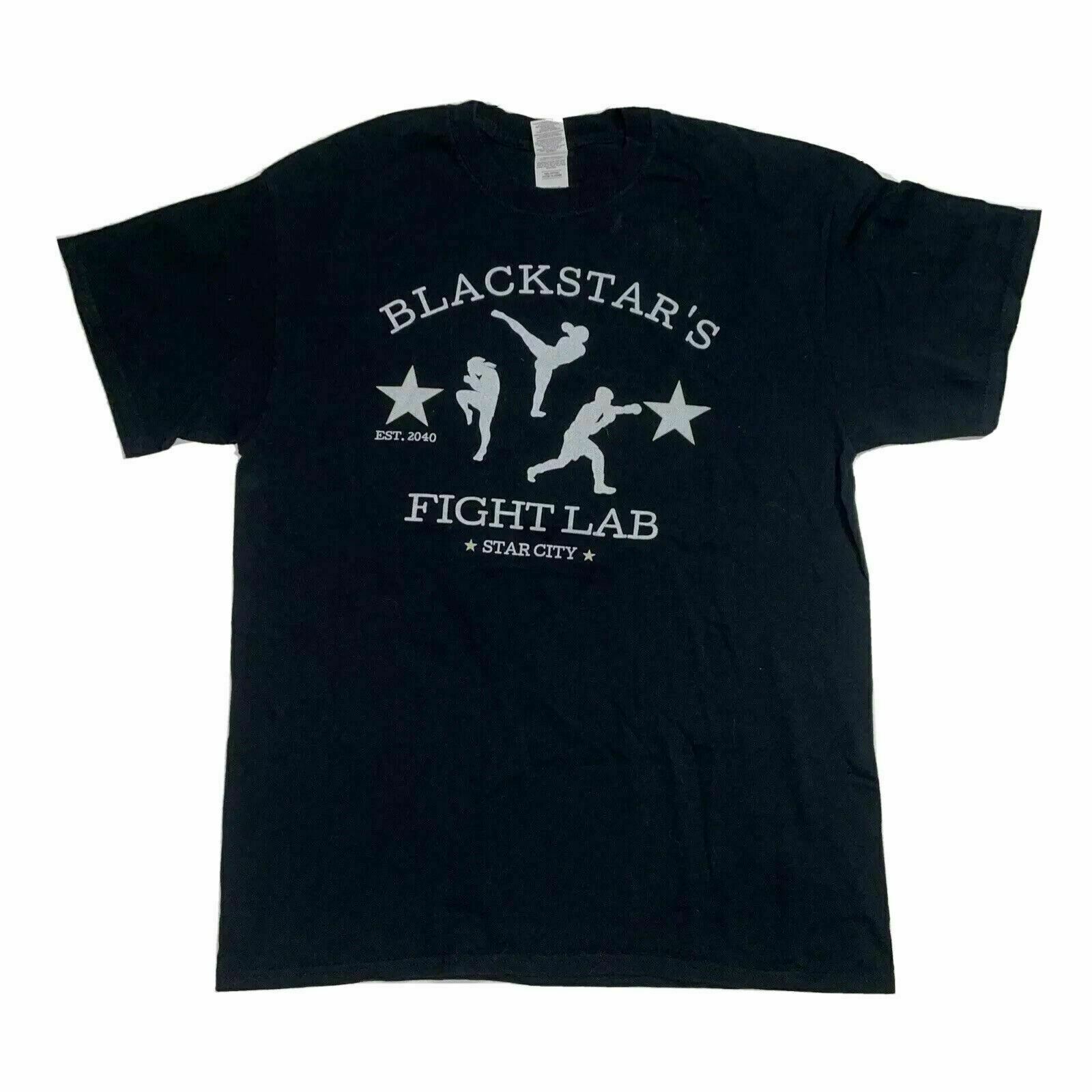 Men’s Blackstar’s Fight Lab Star City Logo Shirt Top SS Sz Large