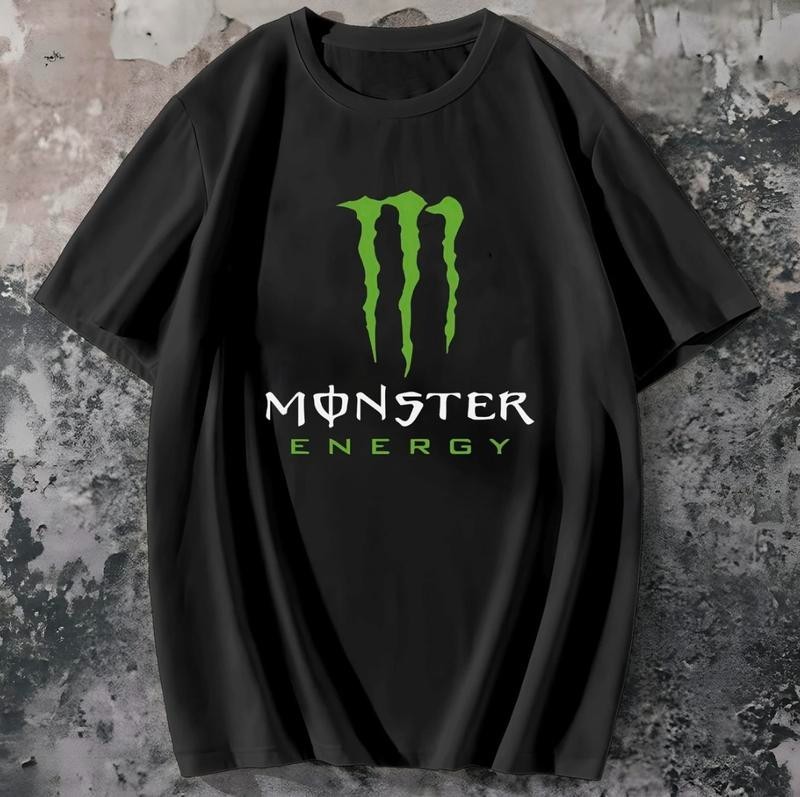 Monster T-Shirt, Logo Tee, Gifts Shirt, Unisex Vintage Graphic Tees Gothic Grung