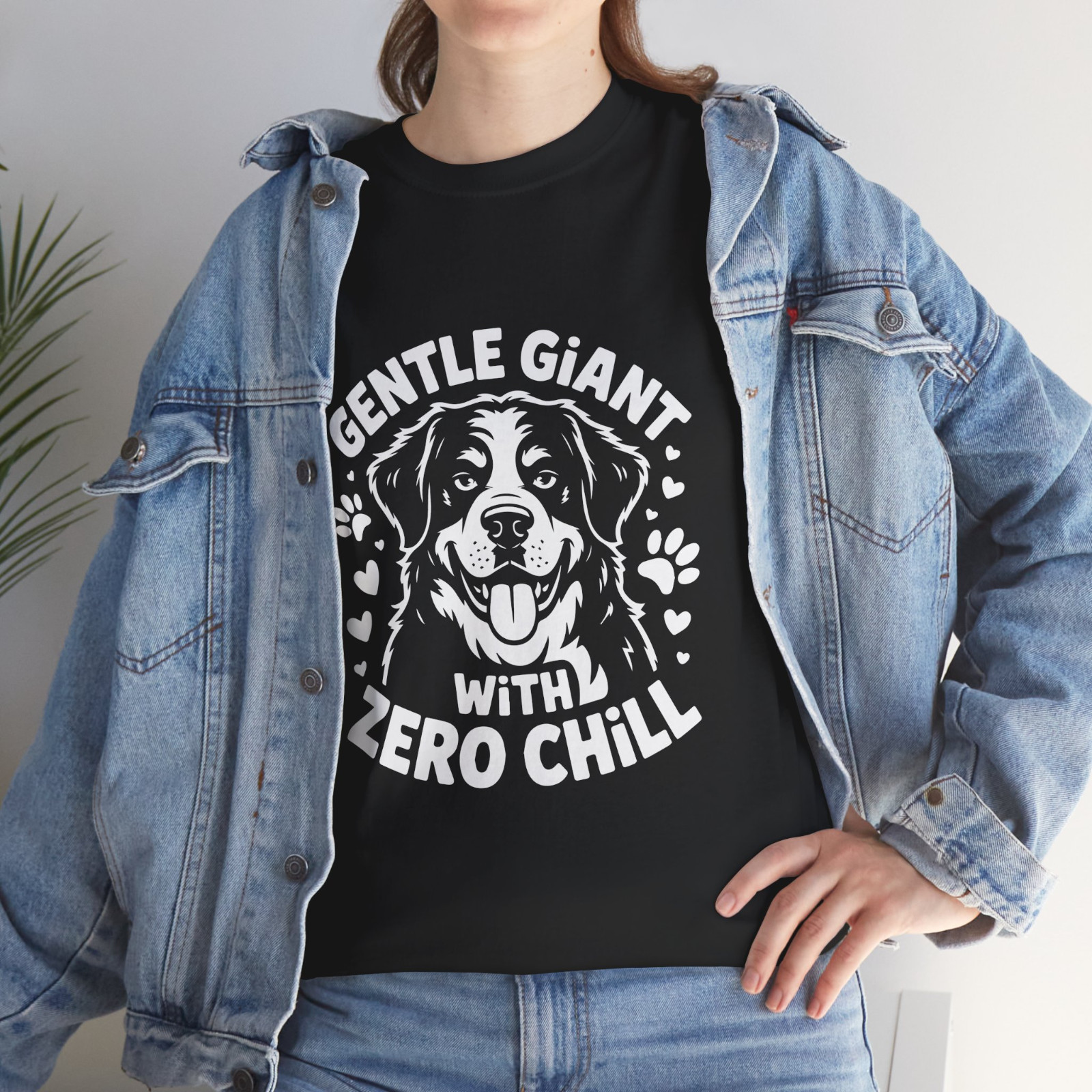 Gentle Giant Zero Chill Funny Dog Shirt Big Dog T Shirt Gift Pet Lover Tee