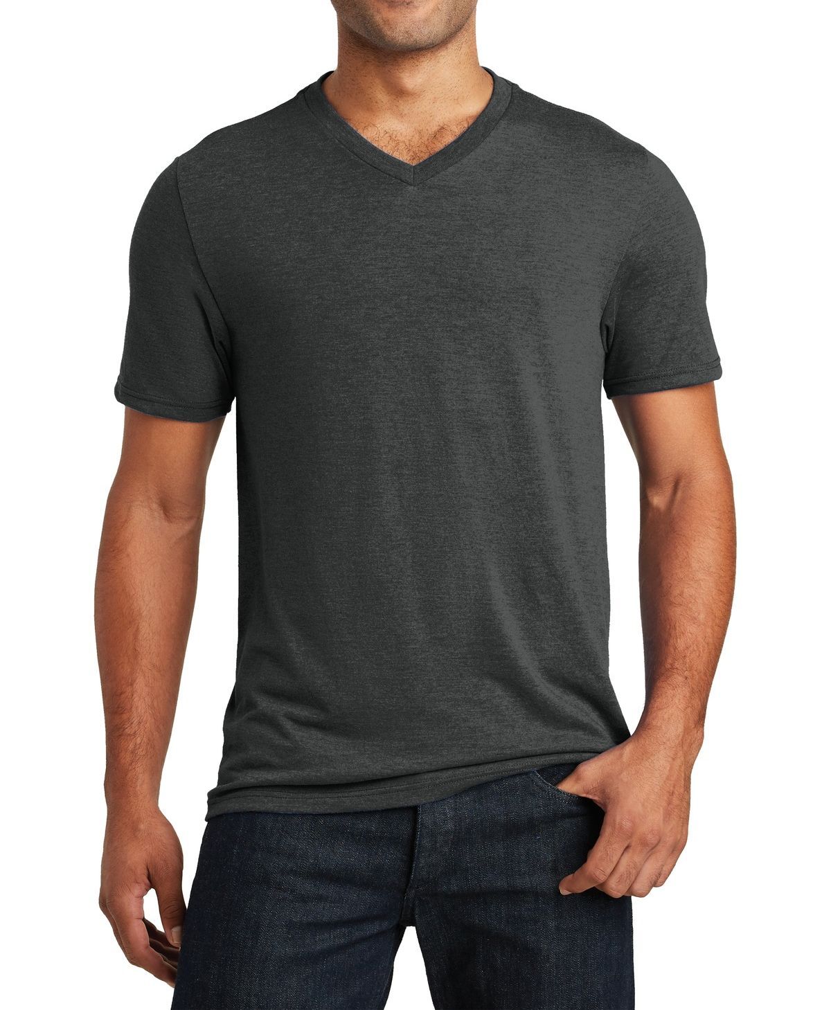 Just Blanks Men’s Perfect Tri V-Neck T-Shirt – JBDT1350