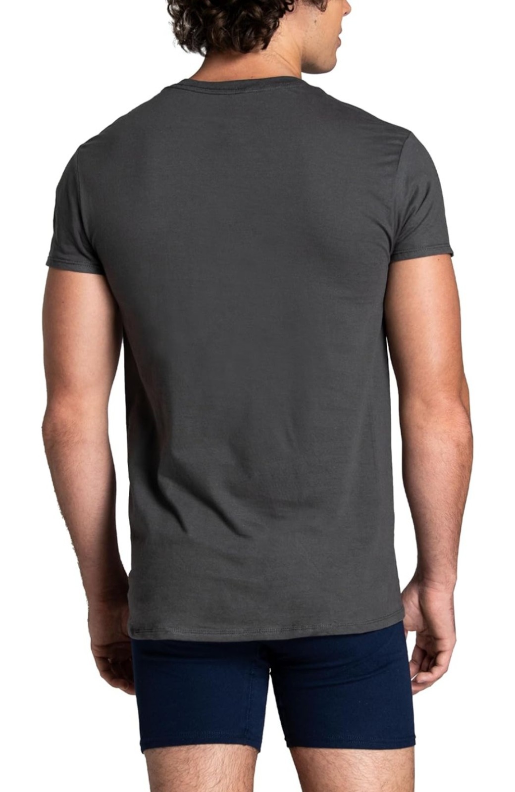 Fruit Of The Loom Men’s 6pk Pocket Tees Size L New Moisture Wicking Eversoft