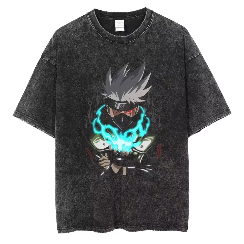 New Hip Hop Vintage T-shirt Men Streetwear Harajuku Japanese Anime 2026 Print Te