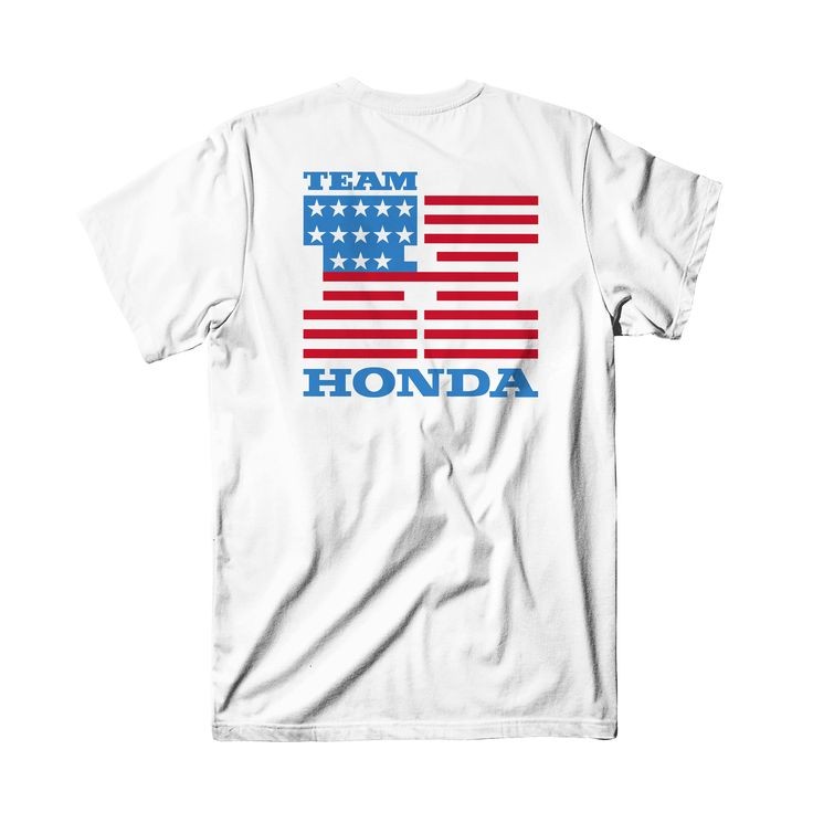 Honda Licensed Apparel Heritage T-Shirt Motorcycle ATV/UTV Street Bike Dirt Bike