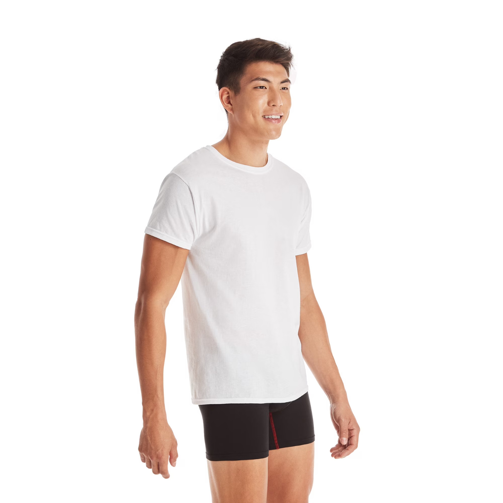 10 Pack Hanes Men’s Super Value Pack White Crew T-Shirt Undershirts, Comfort