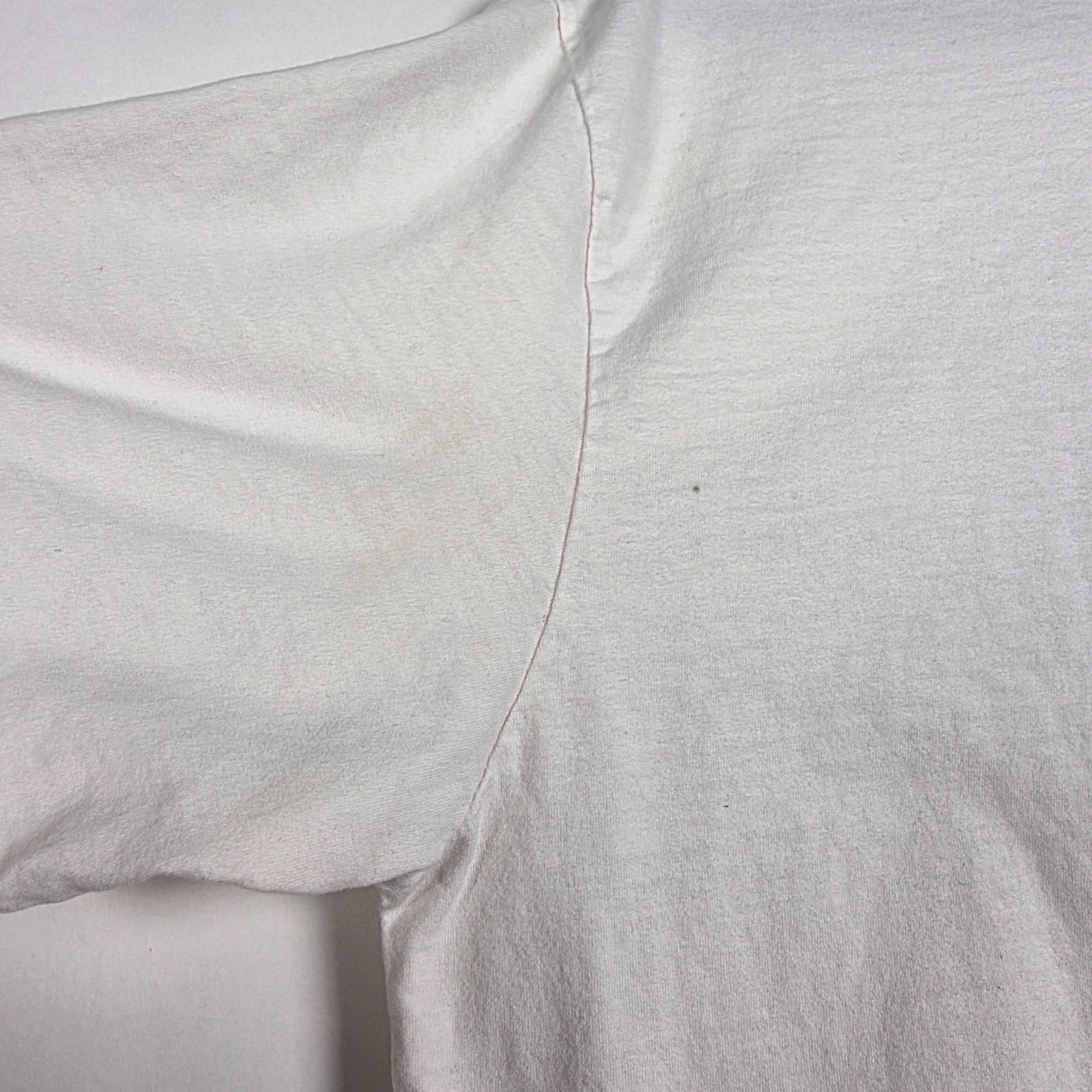 High 100% Cotton Mens Large Short Sleeve White Graphic T Shirt