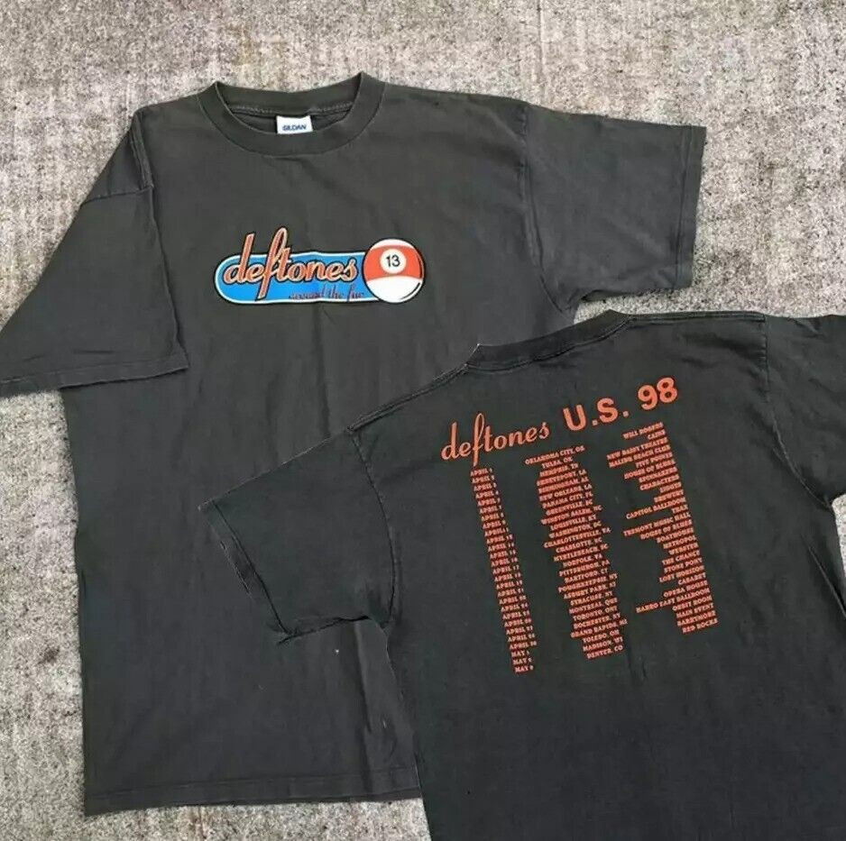 Deftones U.S 1998 Tour Vintage T-Shirt S to 5X, fan gift