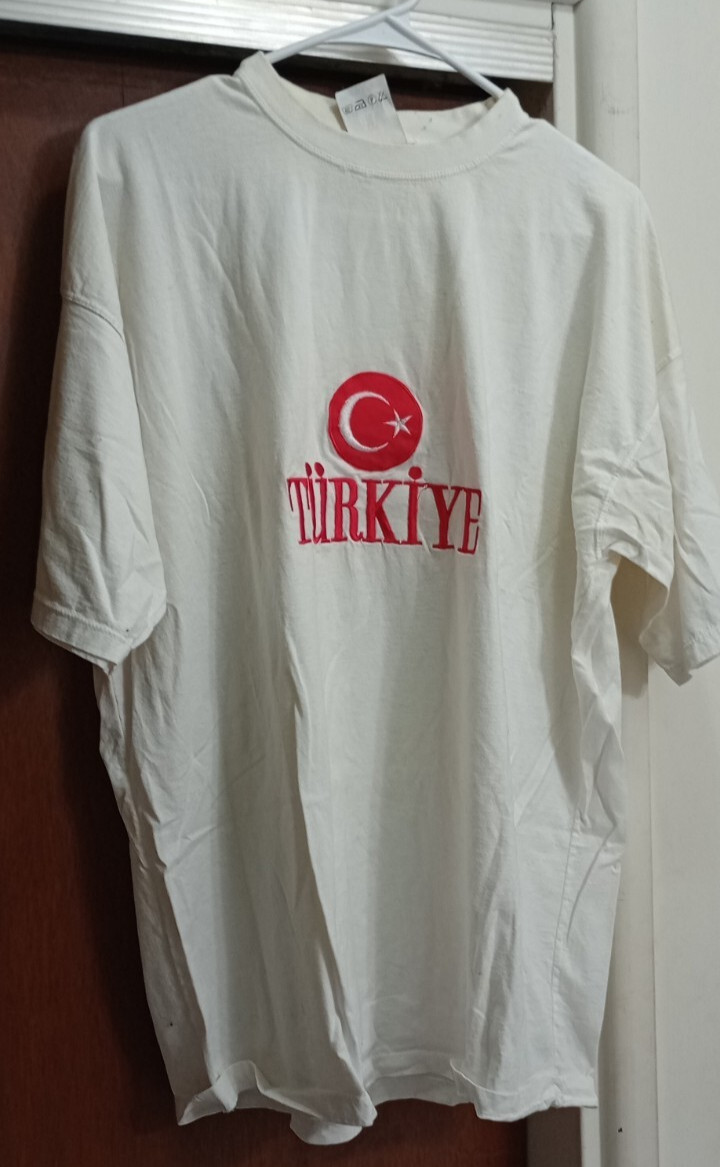 MEN’S TSHIRT TURKIYE XXL COTTON NWOT EMBROIDERED LOGO